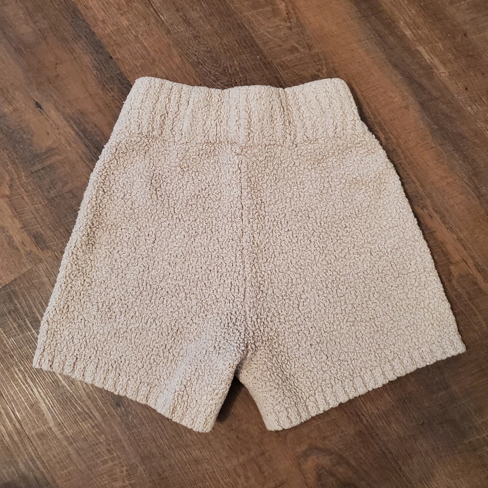 SKIMS Cozy Knit Shorts Women High Waist Comfy Loungewear Short Sz S/M
